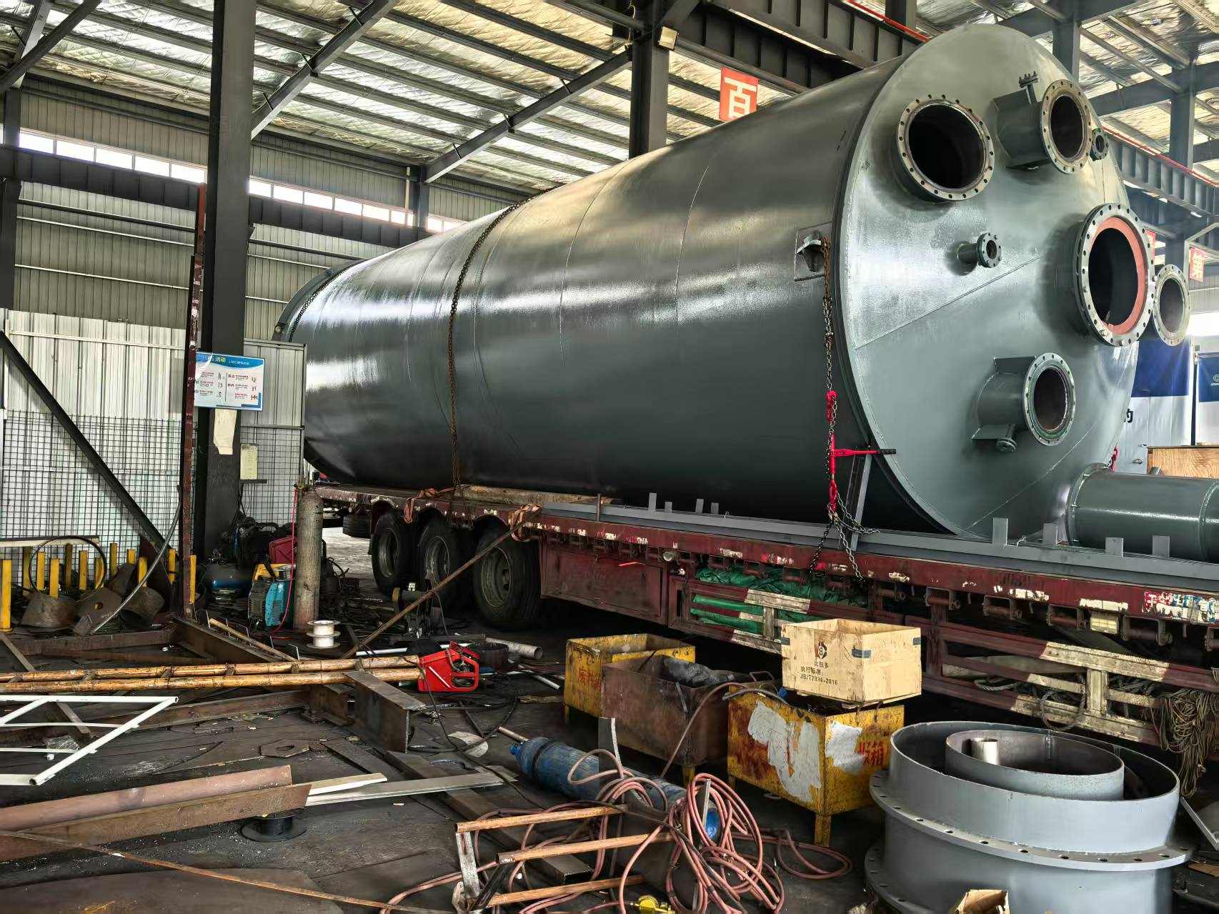 電捕設備整裝待發